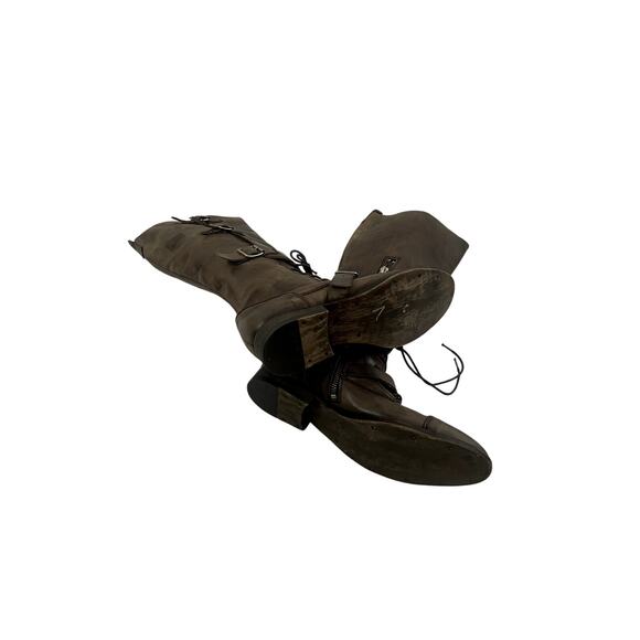 All Saints Spitalfields Women's  Boots Knee-High brown Leather Size 40 (9.5) - Picture 9 of 14